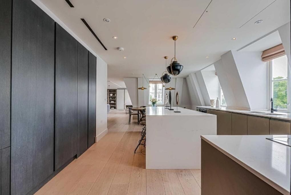 Panoramic Apartment, Ensuite | Private kitchen | Fridge, microwave, oven, stovetop