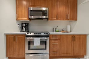 Microwave, oven, stovetop