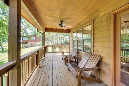 Dock & Hot Tub: Tennessee River Cabin Getaway