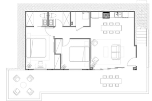 Apartment | 2 bilik tidur, Internet