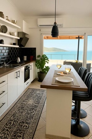 Apartment - Panoramic Seaview Blue Nest - Stylish Getaway (Amfilochia)