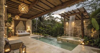 Luxury All-Inclusive Villa in Tulum with Beach Access, Pools & Private Yacht