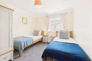 2 bedrooms, iron/ironing board, travel crib, WiFi