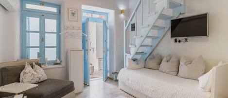 1 chambre, fer et planche Ă repasser, Wi-Fi, draps fournis