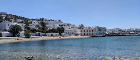 On the beach