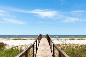 Accommodatie ligt op het strand