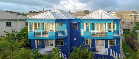 Voorkant van accommodatie