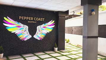 Majoituspaikan julkisivu