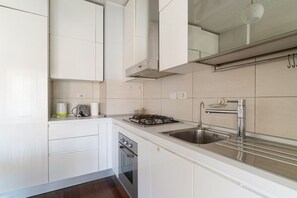 Fridge, dishwasher, toaster