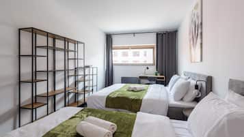 Comfort Apartment, Balcony, Courtyard View | Blackout curtains, soundproofing, iron/ironing board, free WiFi