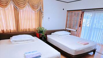 Blackout curtains, iron/ironing board, free WiFi