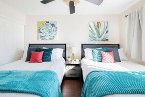 4 bedrooms, iron/ironing board, free WiFi, bed sheets