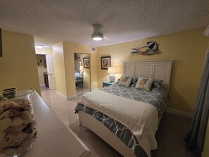 2 bedrooms, in-room safe, iron/ironing board, WiFi