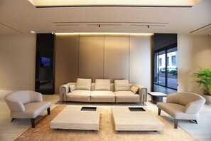 Sala de estar en el lobby