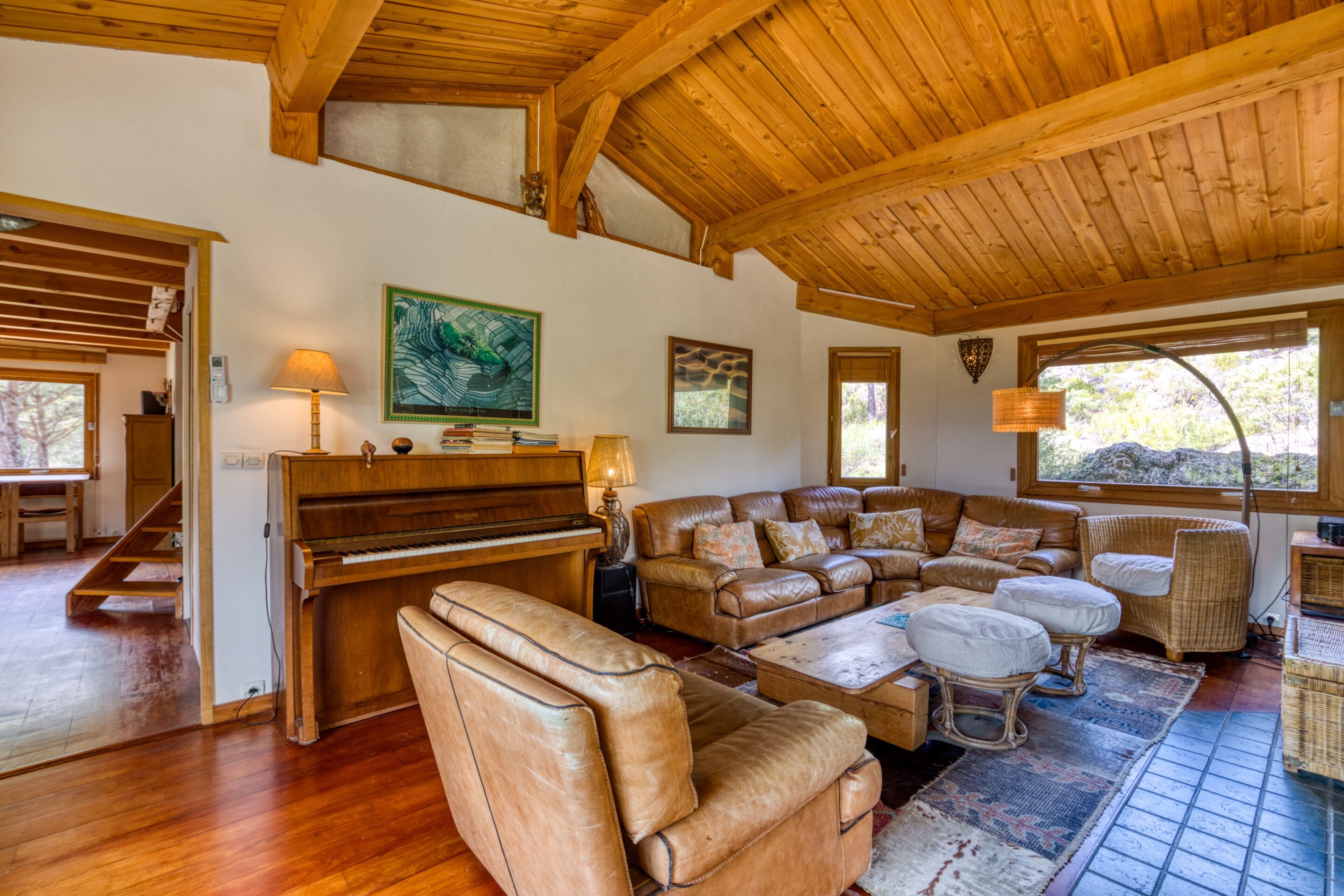 TV, fireplace, ping pong