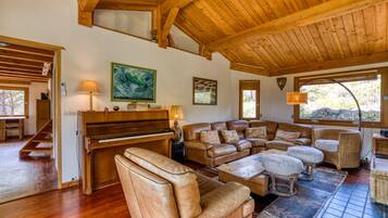 TV, fireplace, ping pong