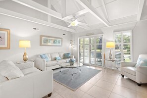 Smart TV, offices - Coastal 2BR Villa Near Beach & Golf in Palmetto (Hilton Head Island)
