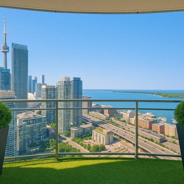 Luxury-Suite, Balkon, Seeblick | Blick auf den See