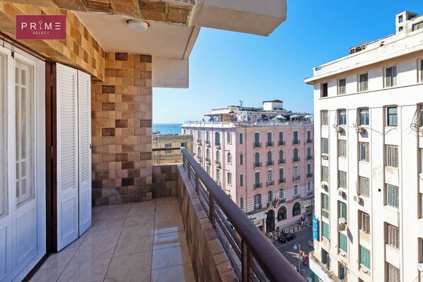 Superior Apartment, 3 Bedrooms, Sea View | Terrace/patio - Prime Select Raml Station Alexandria (Alexandria)