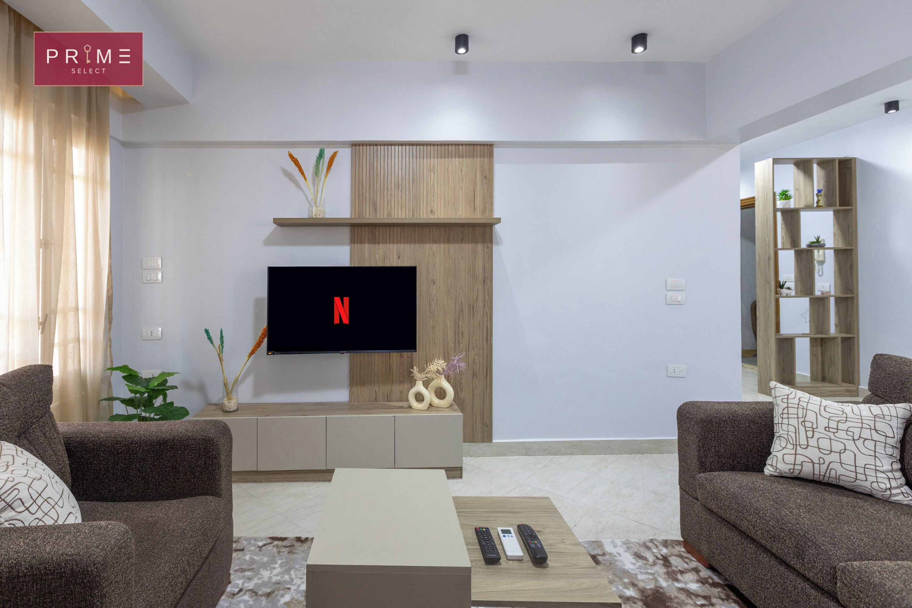 Superior Apartment, 2 Bedrooms, Sea View | Living area