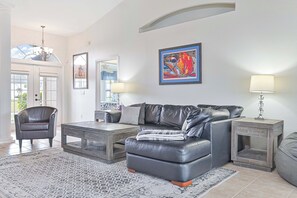 Smart TV, DVD player, books