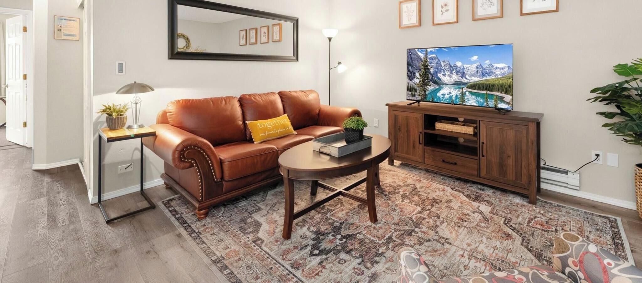Apartment, Multiple Beds, Patio (Campus West Nest) | Living area | 42-inch flat-screen TV with digital channels