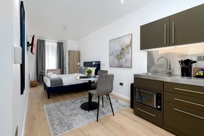 1 bedroom, iron/ironing board, Internet, bed sheets