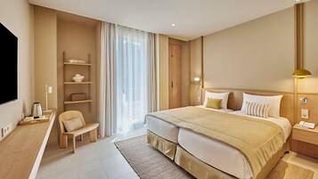 Habitación con 2 camas individuales | Ropa de cama hipoalergénica, wifi gratis, ropa de cama