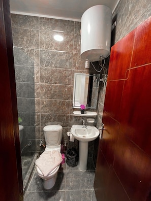 Standard Double Room, 2 Bedrooms, Penyaman udara | Bilik Mandi