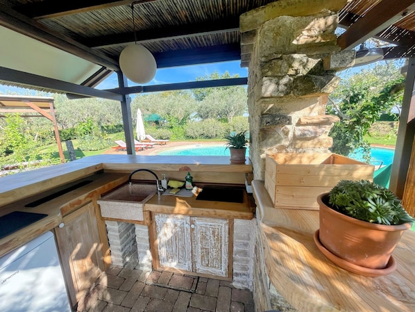 Villa, Multiple Bedrooms, Private Pool, Garden View | Terrace/patio - Spoleto Tranquilita Sleeps 16 With Wifi Pool Yoga Studio Gardens and Views (Spoleto)