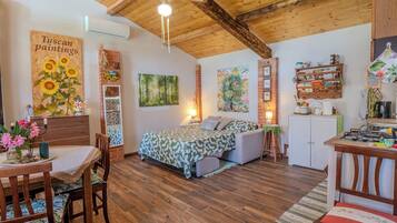 Loft, Gartenblick | Wohnbereich