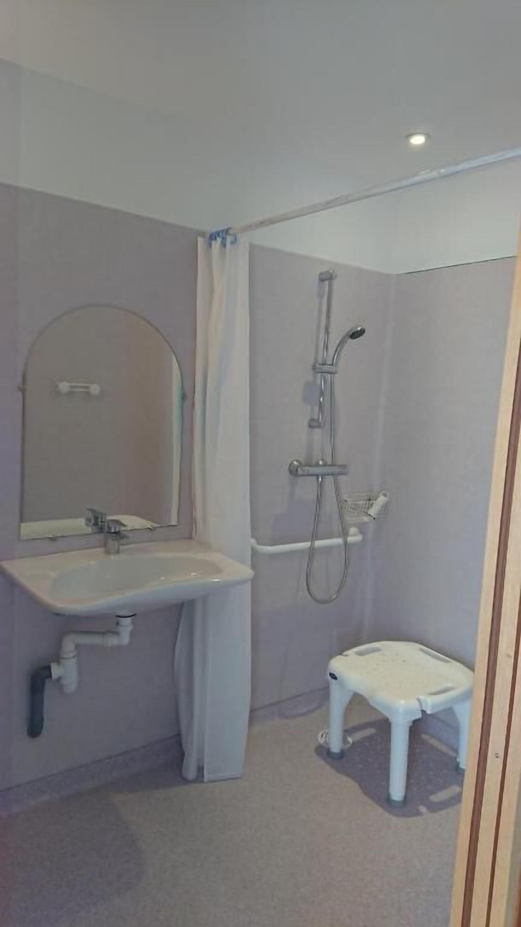 Double Room - Accessible for People with Reduced Mobility | Bathroom | Shower, rainfall showerhead, free toiletries, hair dryer (on request)