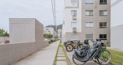 Apto Pet-friendly com Ar e Garagem no Recreio