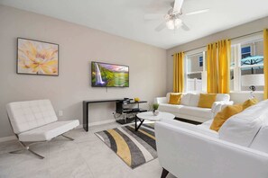 TV, DVD player, stereo, offices