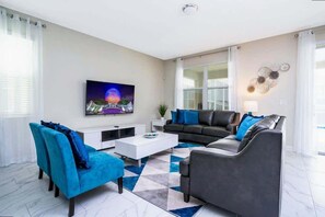 TV, DVD player, stereo, offices