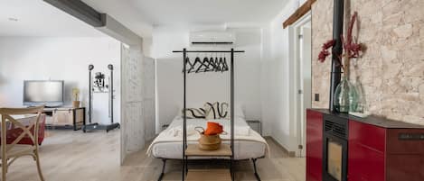 1 chambre, fer et planche Ă repasser, Wi-Fi, literie fournie