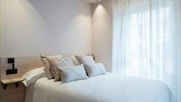 2 slaapkamers, een strijkplank/strijkijzer, wifi, beddengoed