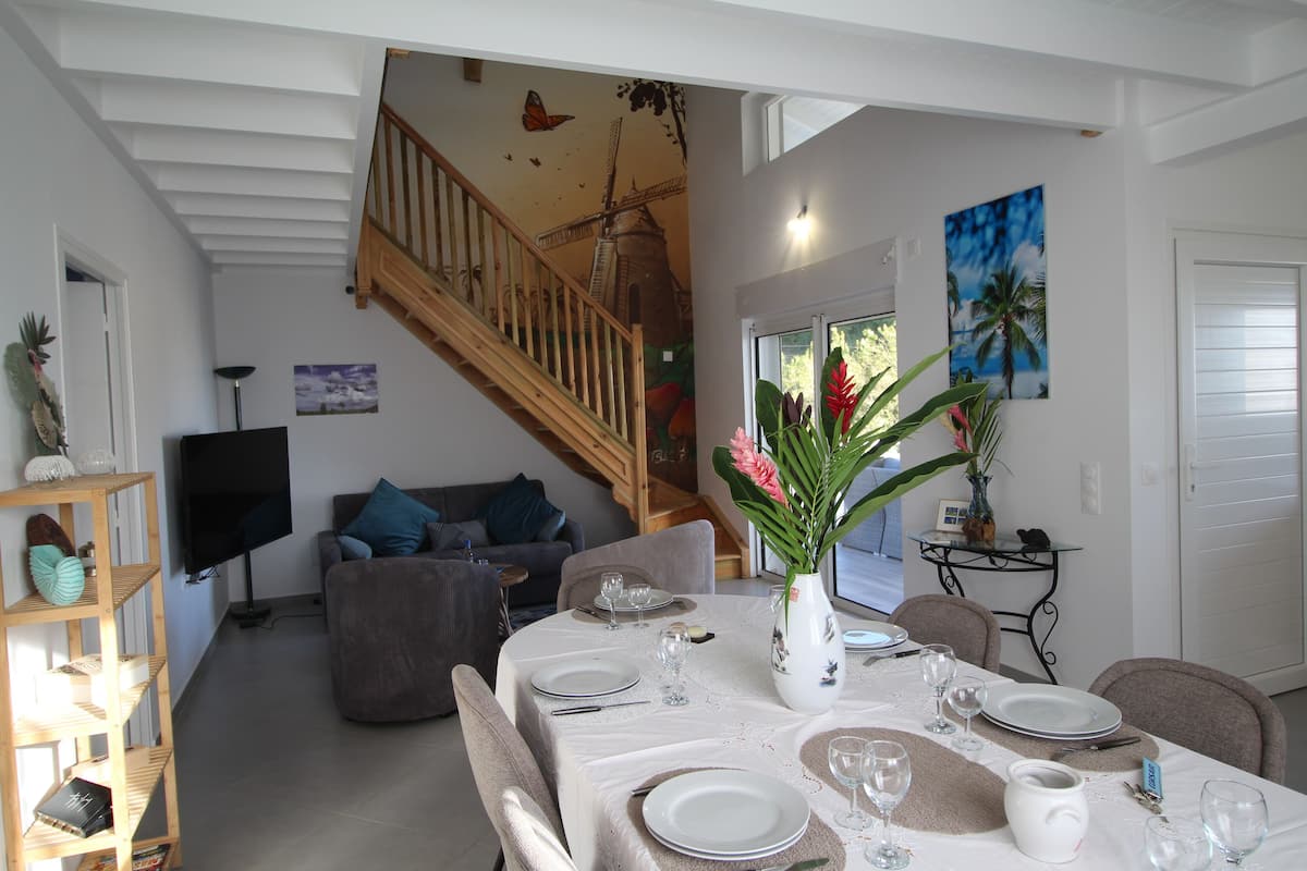 Comfort Villa, Sea View (Marie Galante) | Terrace/patio
