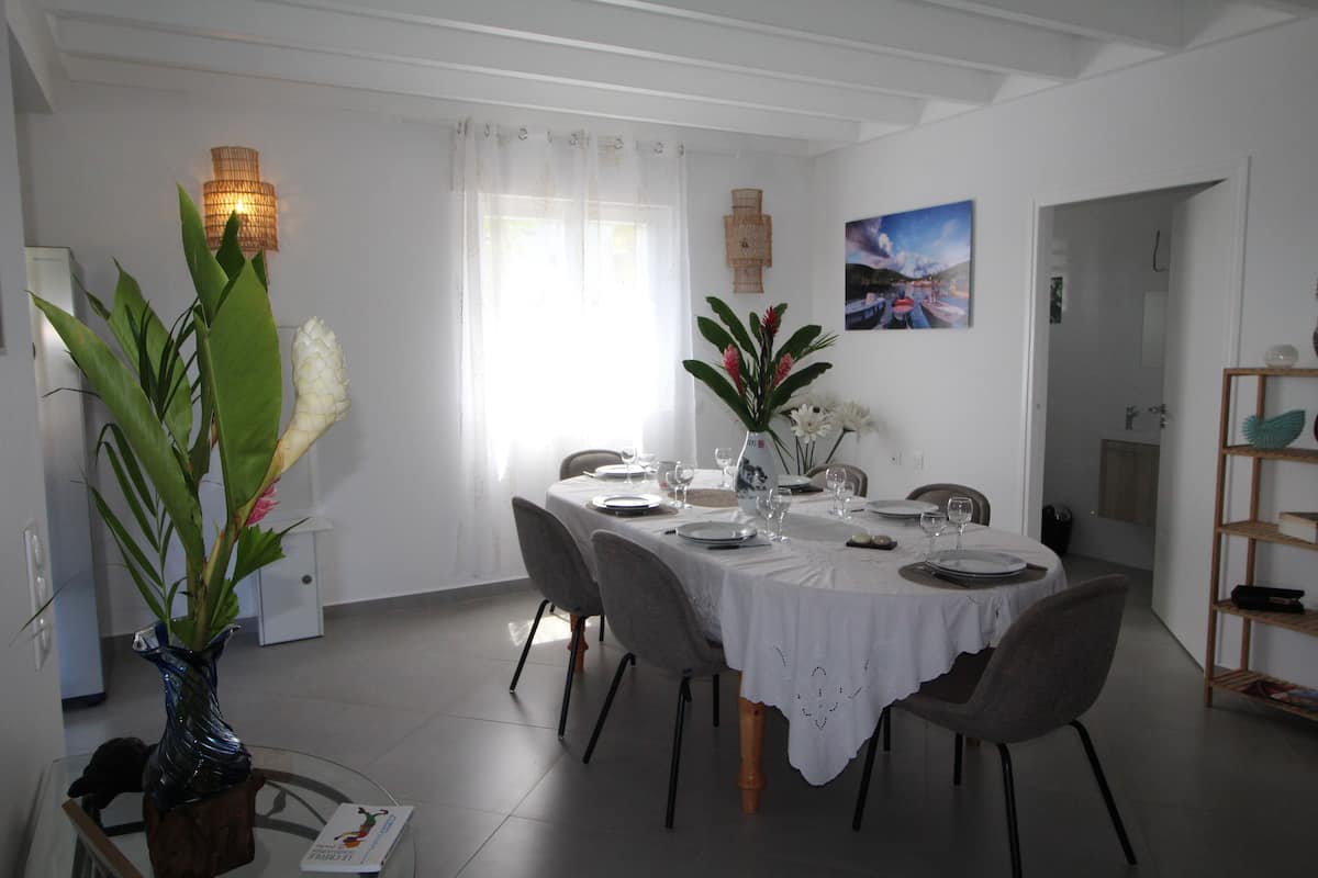 Comfort Villa, Sea View (Marie Galante) | Living area