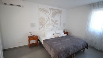 Villa Confort, 3 chambres, non-fumeurs, vue mer (La Désirade) | Bureau, espace de travail pour ordinateur portable