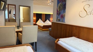 Standard Quadruple Room, Non Smoking | Hypo-allergenic bedding, desk, laptop workspace, free WiFi