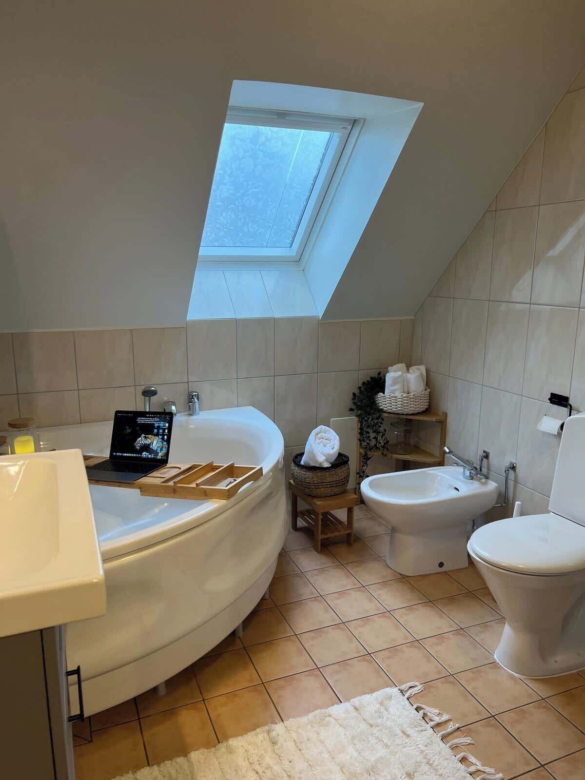 Dusj og hårføner