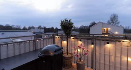 Chocolaty Warmth Home 3BR Flat with Cozy Balcony