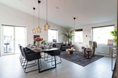 Chocolaty Warmth Home 3BR Flat with Cozy Balcony