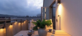 Modern Beachy Home with Terrace Charm First Floor
