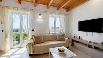 Télévision, cheminée