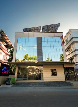 Majoituspaikan julkisivu