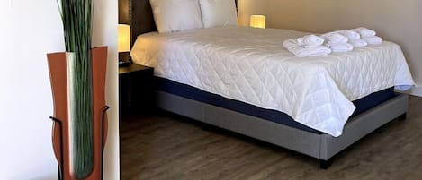 Iron/ironing board, WiFi, bed sheets
