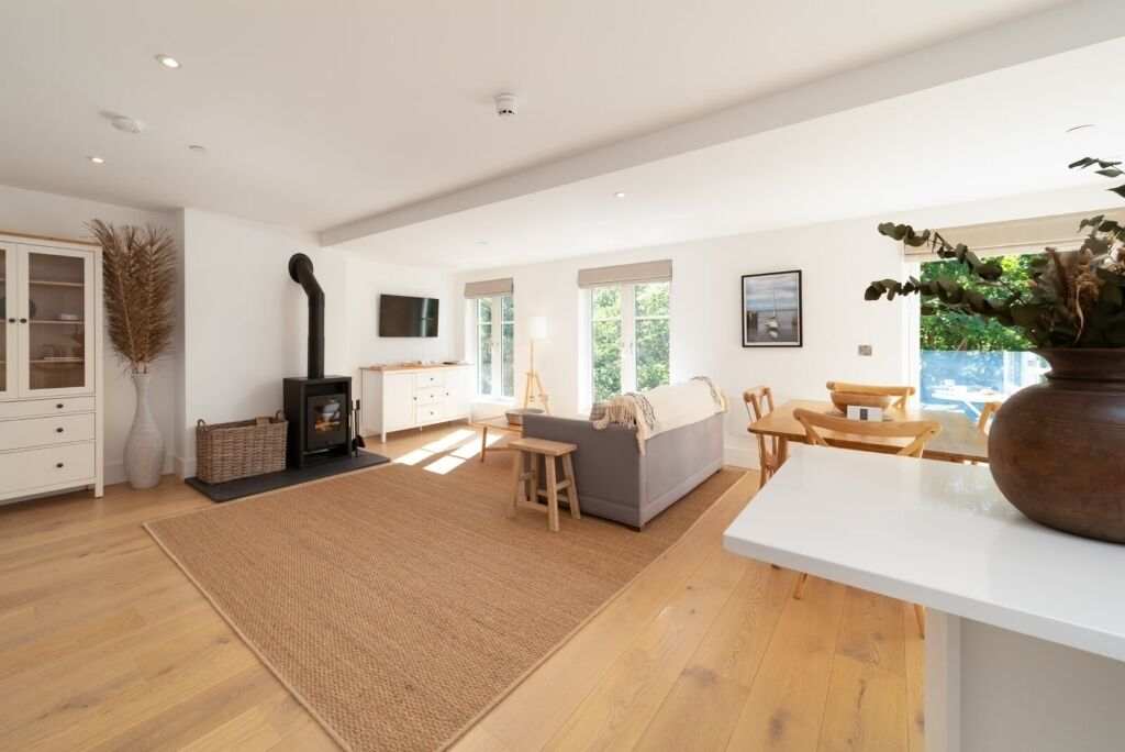 TV connectée, cheminée