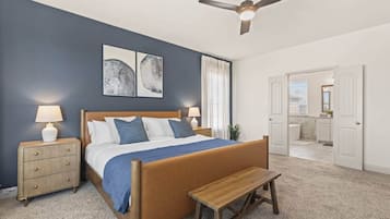 3 soverom, skrivebord, strykejern/-brett og wi-fi